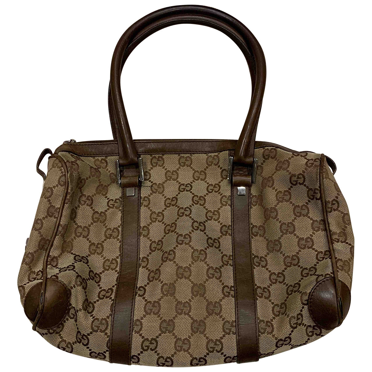 Gucci beige cloth handbag