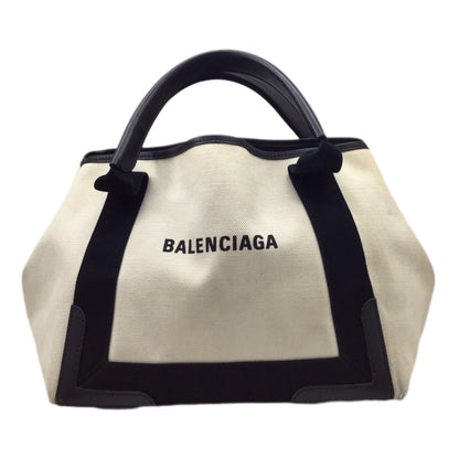 Balenciaga Navy Cabas Handbag