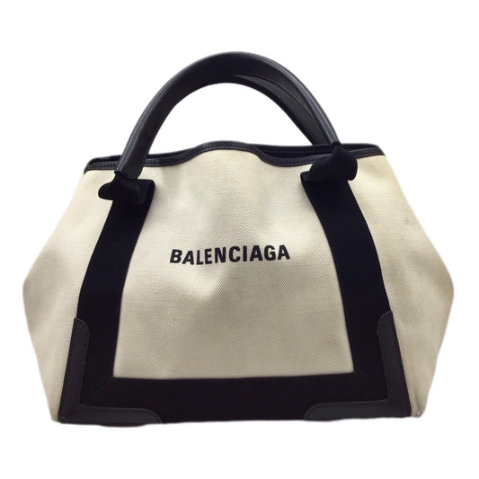 Balenciaga Navy Cabas Handbag