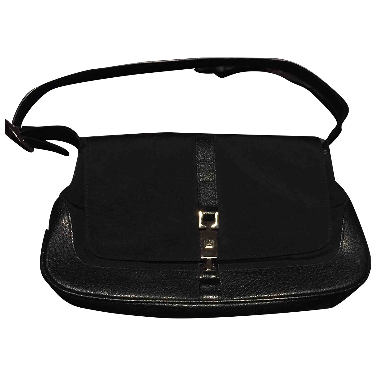 Gucci jackie vintage  black cloth handbag