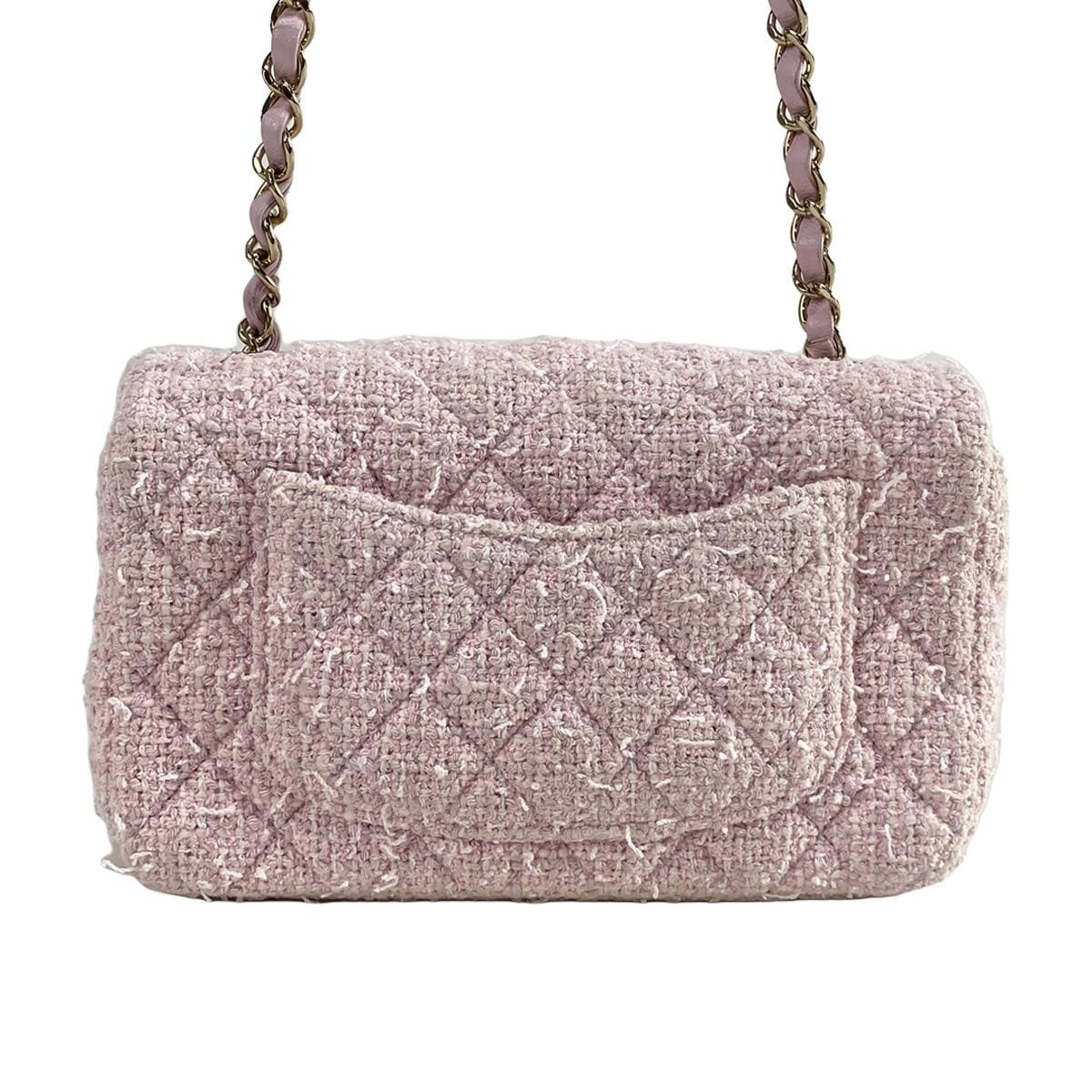 Chanel Mini Tweed Pink Bag