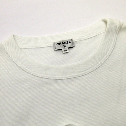 Chanel Camelia White T-Shirt, 36