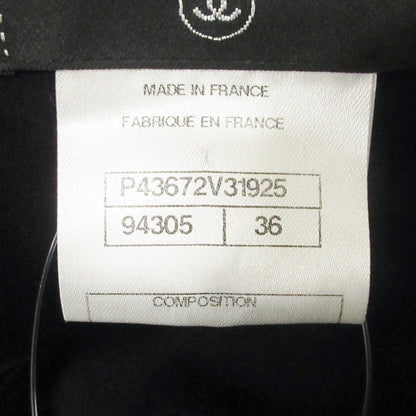 Chanel Black Tweed Dress 36