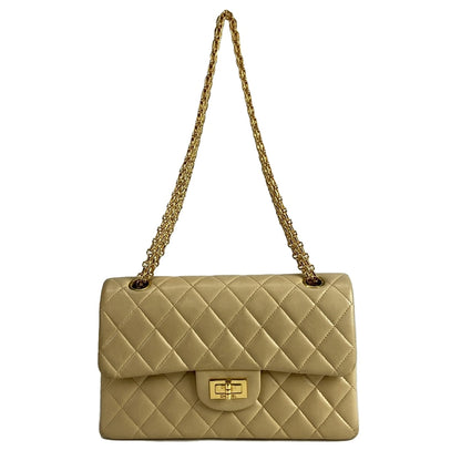 Chanel 2.55 Beige Classic Bag