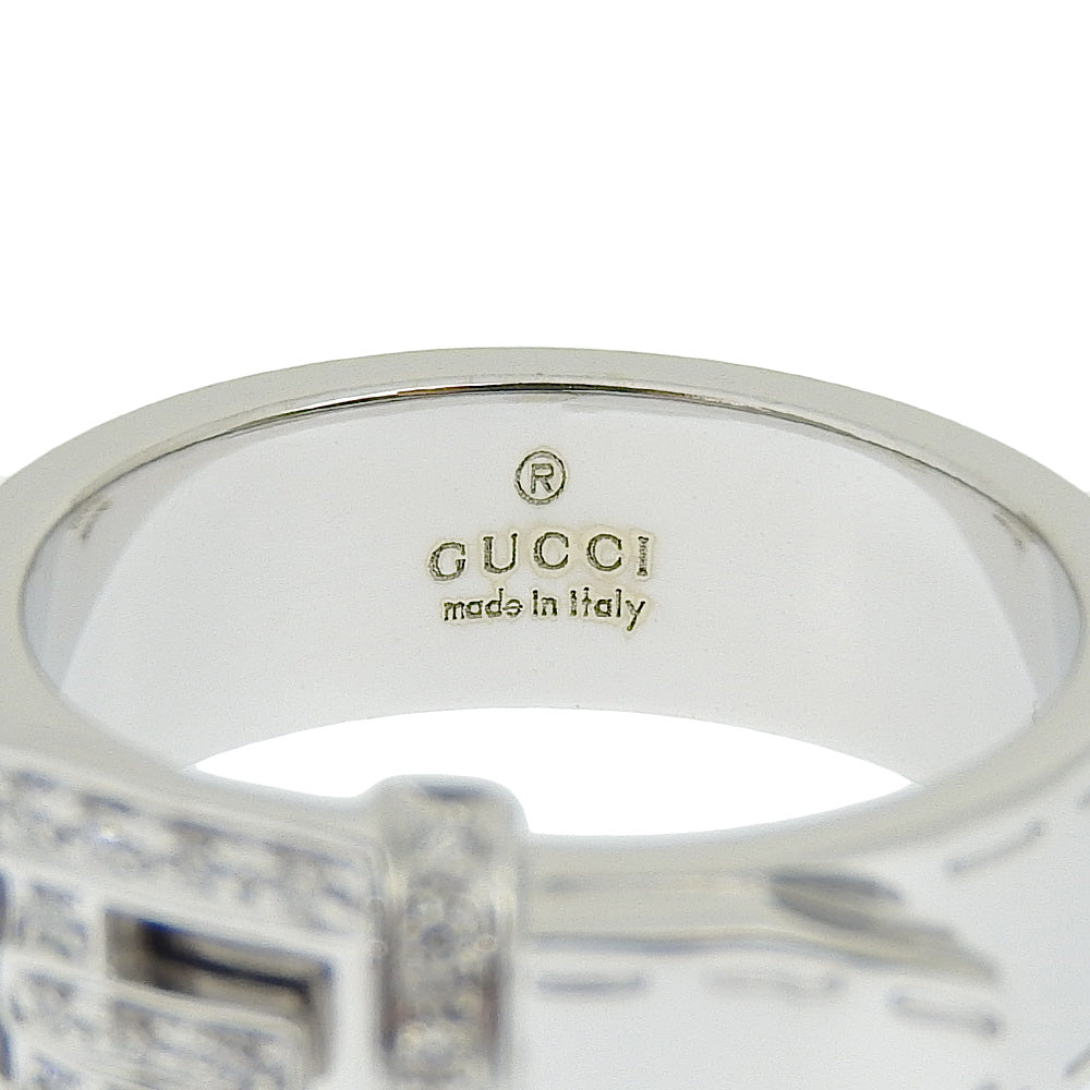 Gucci Belt Ring Silver White Gold Ring Jewelry