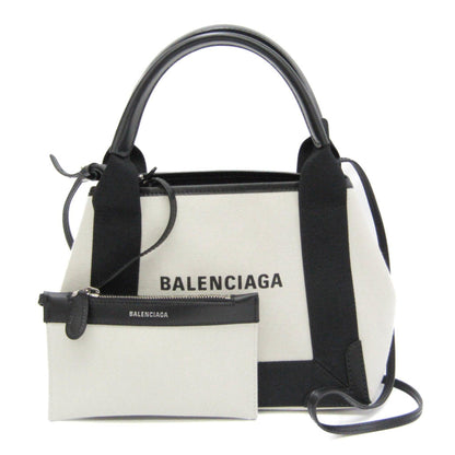 Balenciaga Navy Cabas Handbag