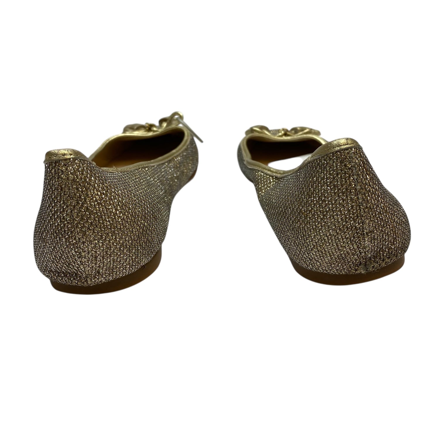 Shoes Designer By Coach In Gold, Size:7