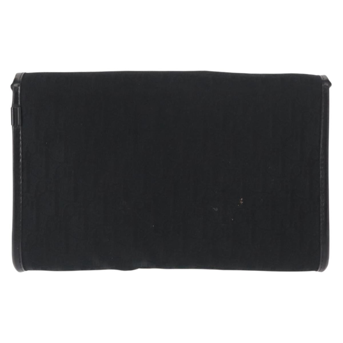 Christian Dior Vintage Trotter Shoulder Bag Canvas Black Canvas Shoulder Bag Bag ()