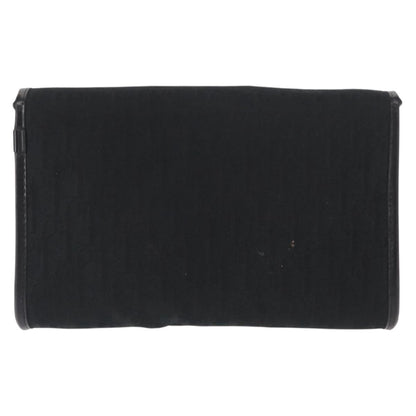 Christian Dior Vintage Trotter Shoulder Bag Canvas Black Canvas Shoulder Bag Bag ()