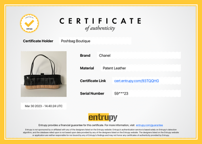 Suede and Patent Leather Mini Fringe Handbag