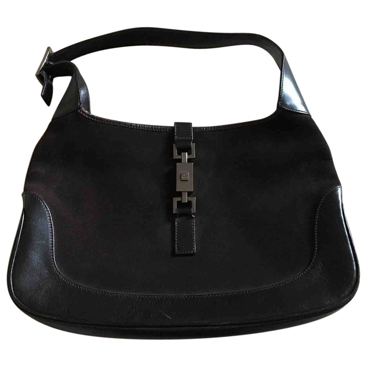 Gucci jackie vintage  brown suede handbag