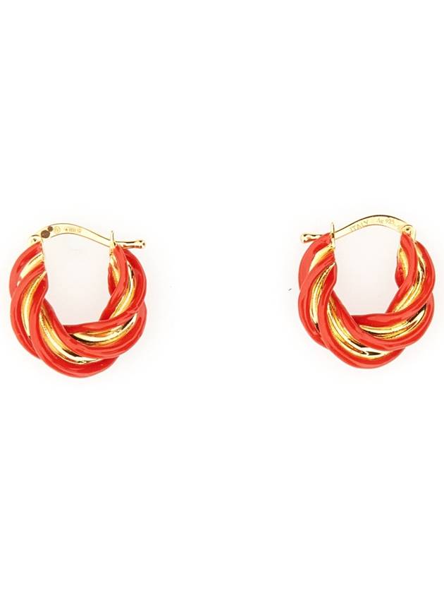 Luxury Bottega Veneta 23 ss PILLAR hoop earrings 731898VAHU48822 B0040210983