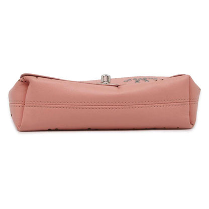 Chanel Punching Waist Bag Pink Leather