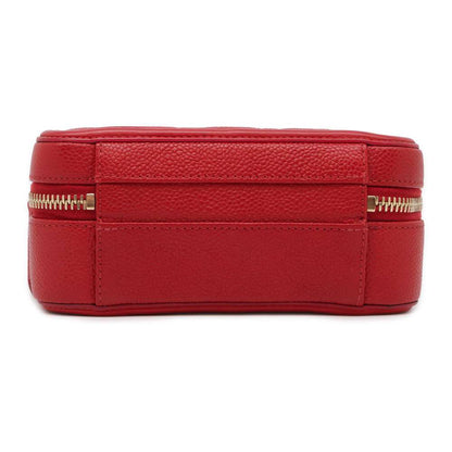 CHANEL CCFiligree 2way vanity bag Red A93342 Caviar Leather
