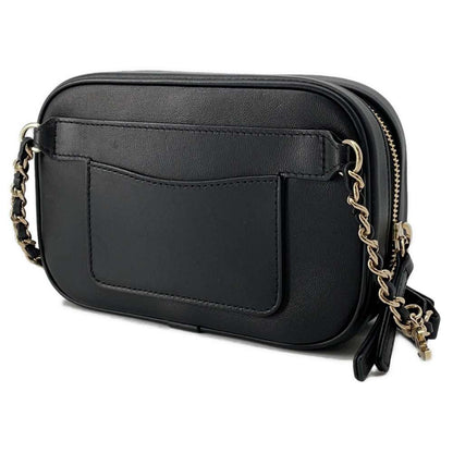 Chanel CC Logo ChainShoulder Bag Black Leather
