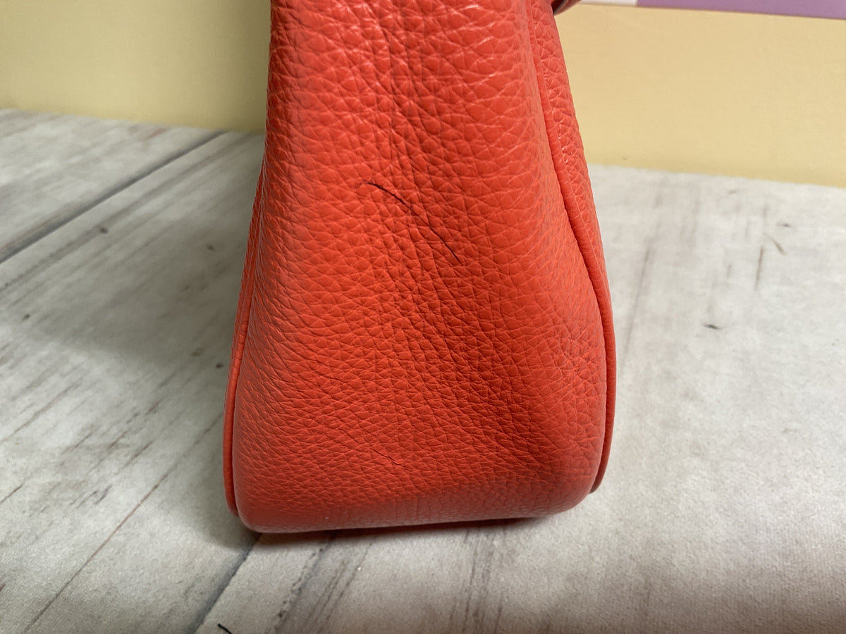 Handbag Designer By Coach In Coral, Size:Medium