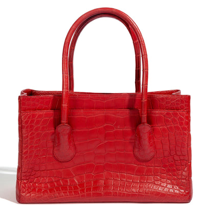 Executive Tote Matte Red SHW