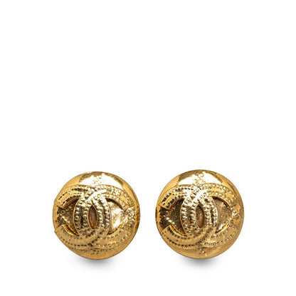 Chanel Vintage Coco Stitch Earring G   Chanel