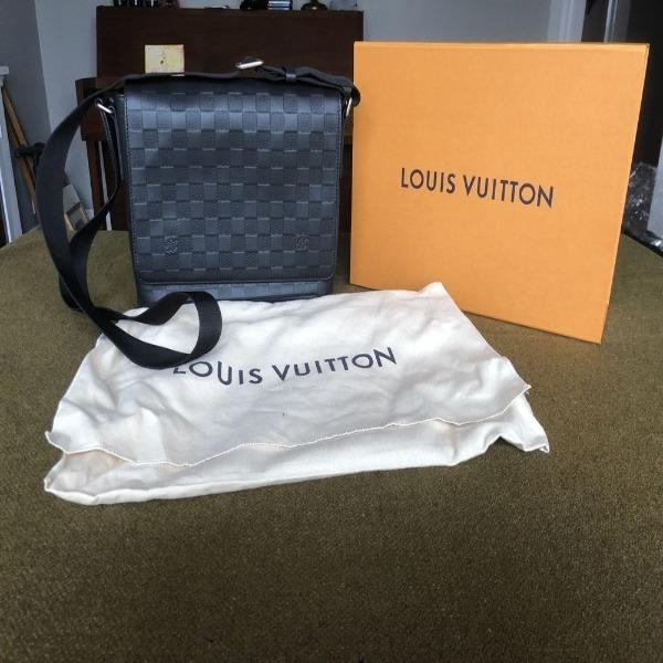 LV District PM Damier Infini Leather Onyx