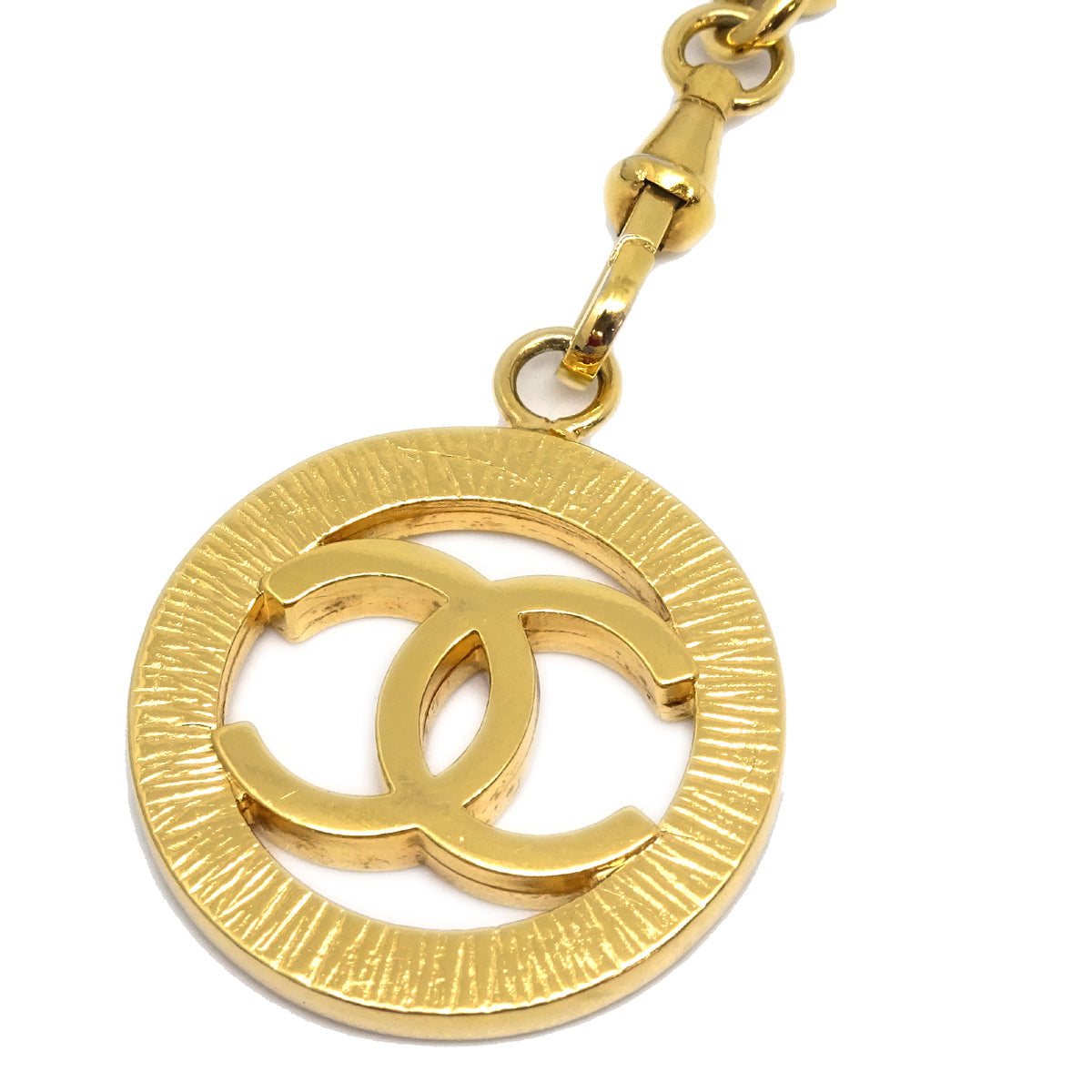 Chanel Medallion Chain Belt Gold 1984 Small Good