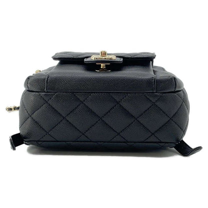 CHANEL Matelasse Mini Backpack Black AS0004 Caviar Leather