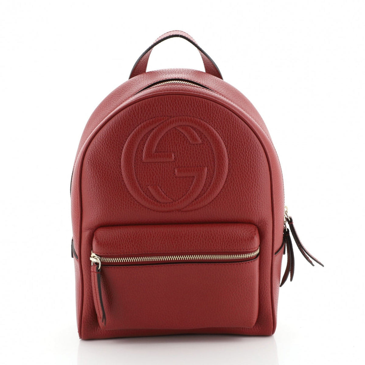 Gucci soho red cloth backpacks
