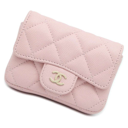 CHANEL Chain belt bag Pink AP1952 Caviar Leather Size Mini