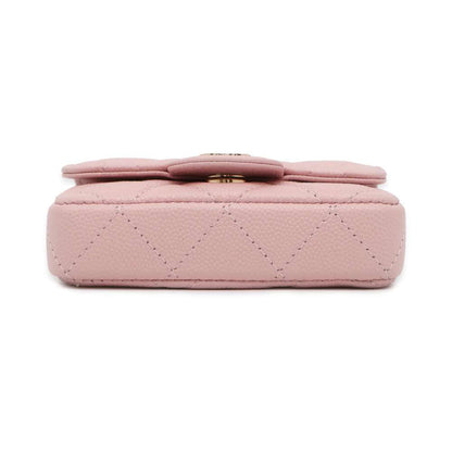 CHANEL Chain belt bag Pink AP1952 Caviar Leather Size Mini