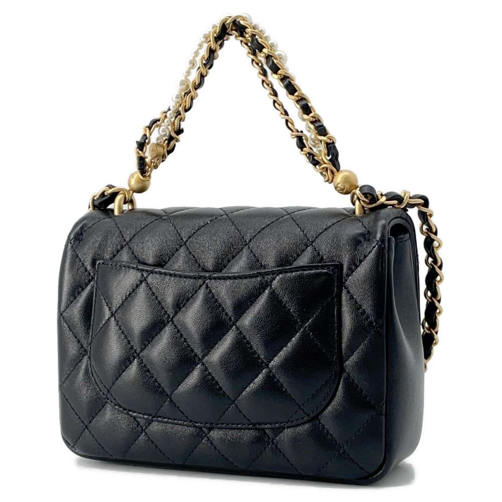 Chanel Mini Flap Bag Black AS4385 Shiny Lambskin