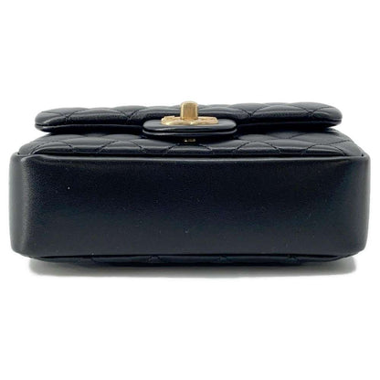 Chanel Mini Flap Bag Black AS4385 Shiny Lambskin