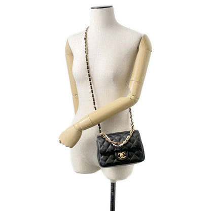 Chanel Mini Flap Bag Black AS4385 Shiny Lambskin