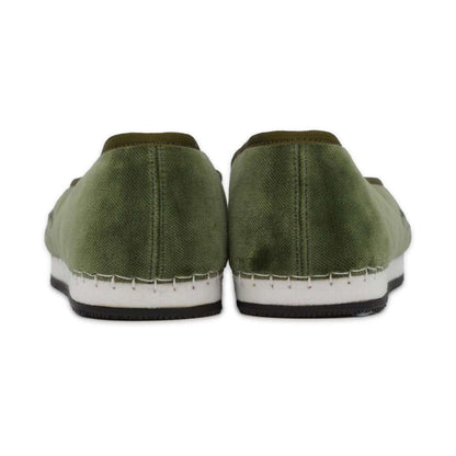 GUCCI Interlocking G slip-ons Green 574882 Velour Size #8