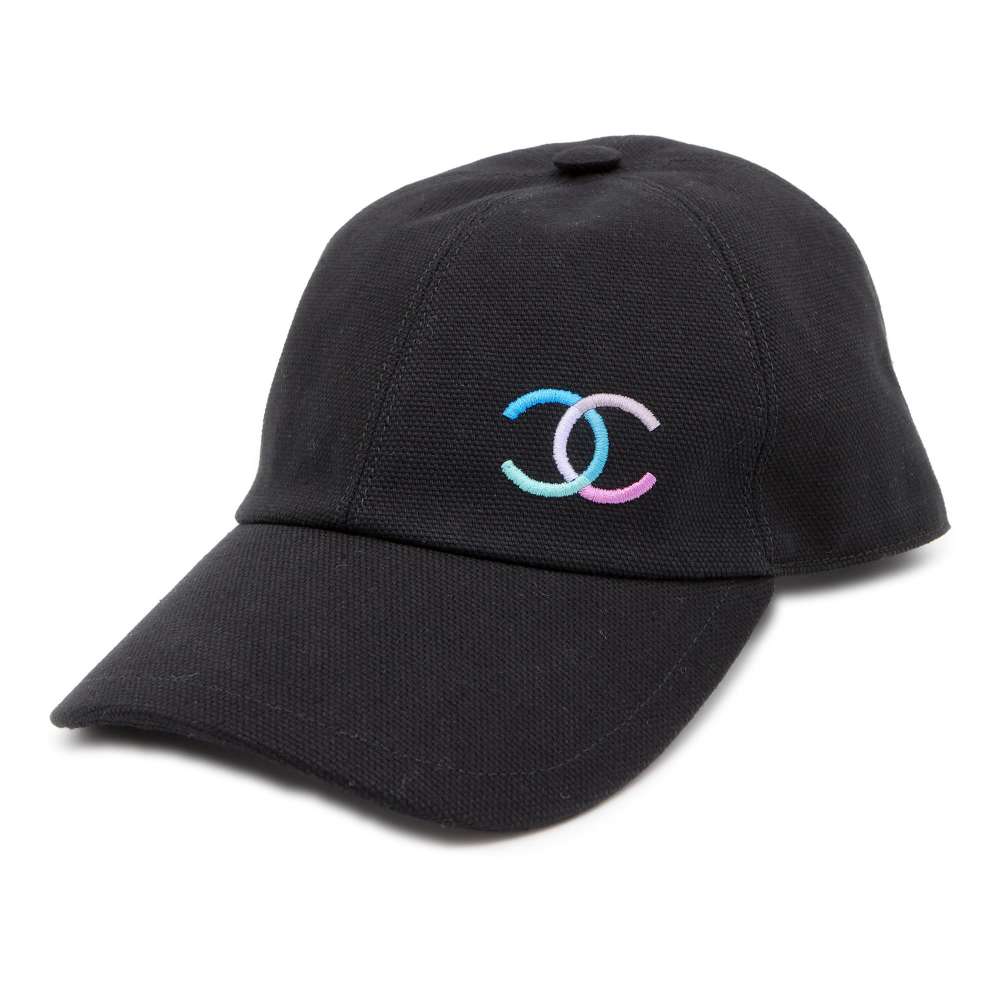 CHANEL CC Logo cap Black / Multi AA9254 Cotton100%