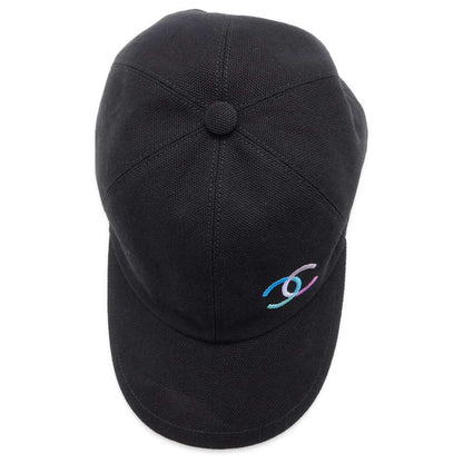 CHANEL CC Logo cap Black / Multi AA9254 Cotton100%