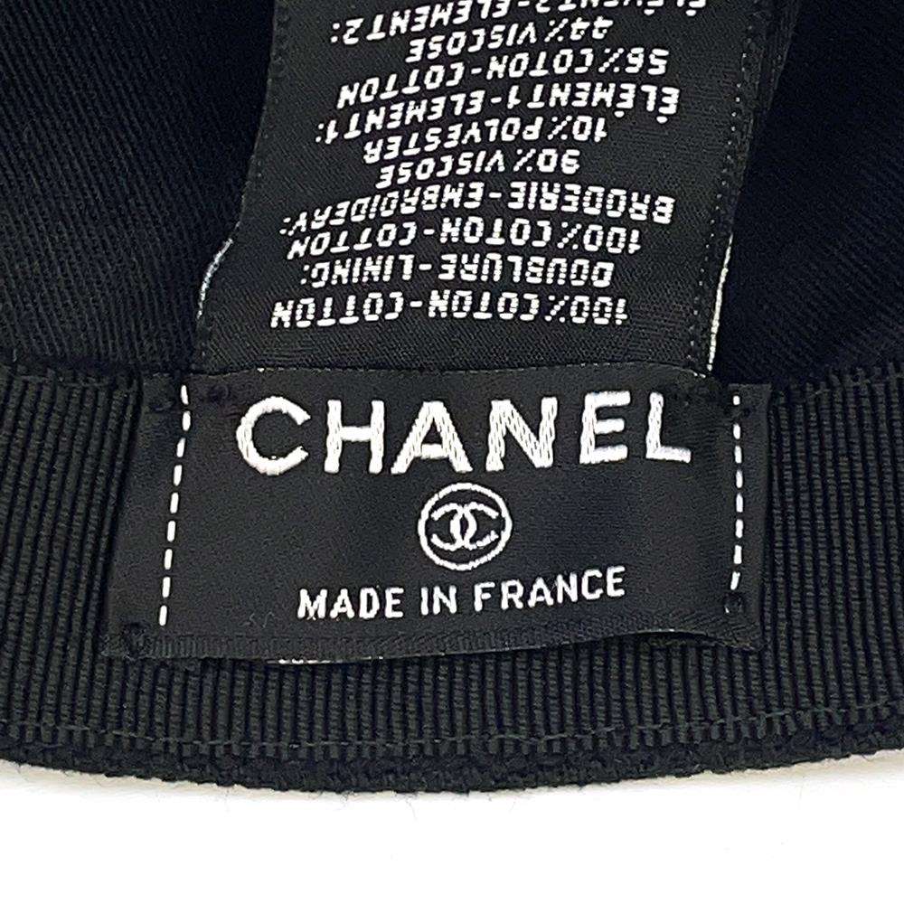 CHANEL CC Logo cap Black / Multi AA9254 Cotton100%