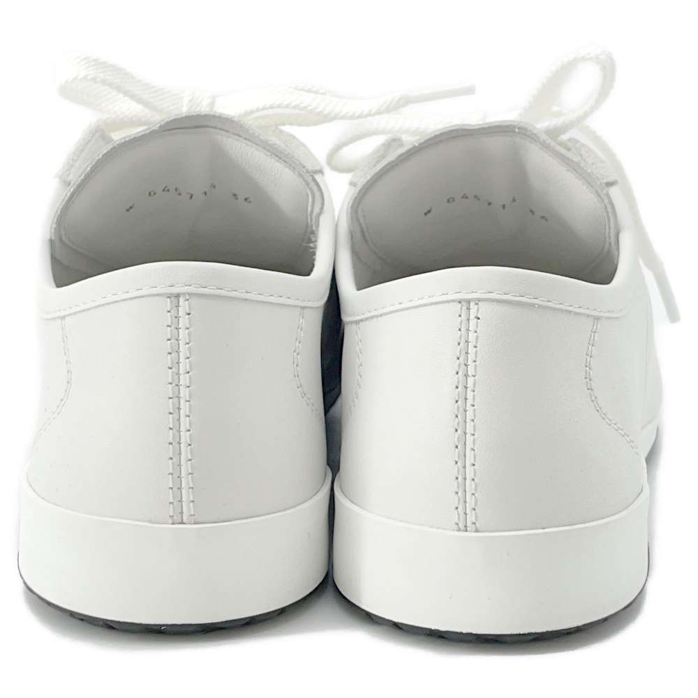 Chanel Sneakers White/Black G45714 Calf Leather  Suede Size 36