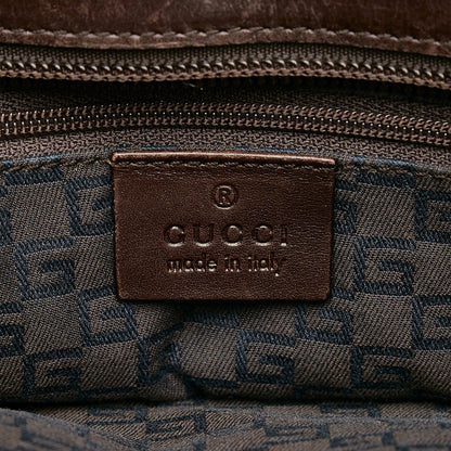 Gucci Web Suede Tote Tote Bag