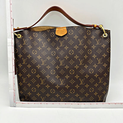 Louis Vuitton LV Monogram Graceful GM - Brown Shoulder Bags, Handbags LA32031