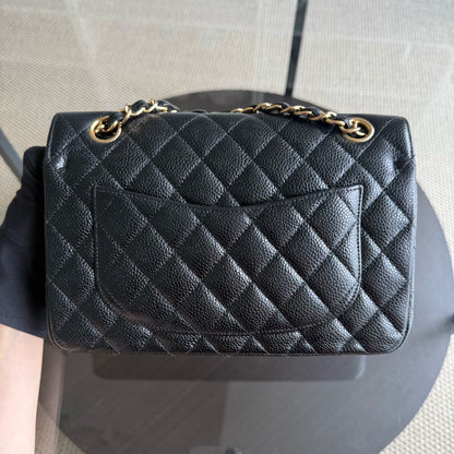 Chanel Classic Flap Small - Caviar 23CM Quilted Black Gold Hardware