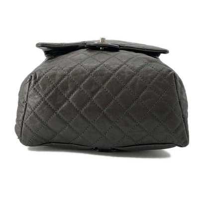 CHANEL Matelasse Chain Backpack Gray A90714 Leather