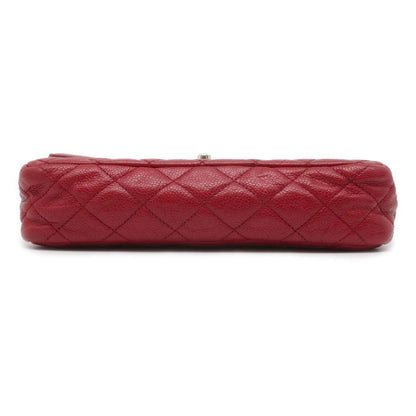 CHANEL Matelasse ChainShoulder Red Caviar Leather