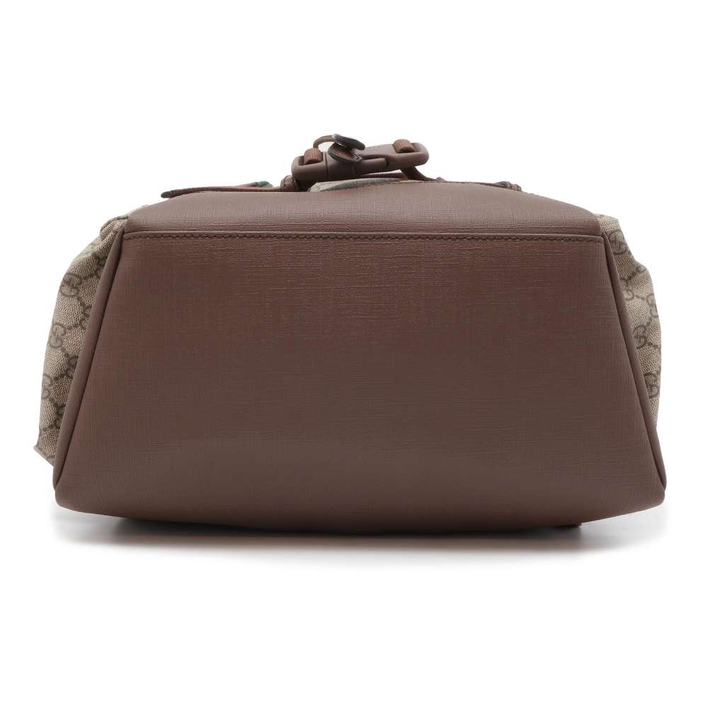 GUCCI Skateboard Backpack Beige 690999 GG SupremeCanvas