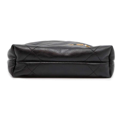 CHANEL CHANEL 22 Shoulder Bag Black AS3980 Shiny Calf Leather