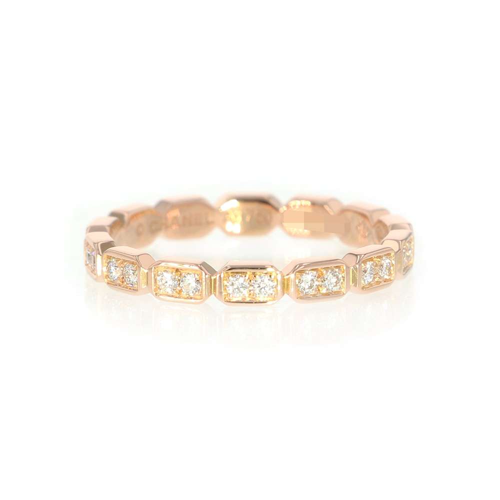 Chanel Premiere Promes eternity ring Size 49/#9 J4134 18K Pink Gold