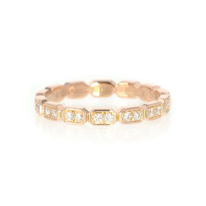 Chanel Premiere Promes eternity ring Size 49/#9 J4134 18K Pink Gold