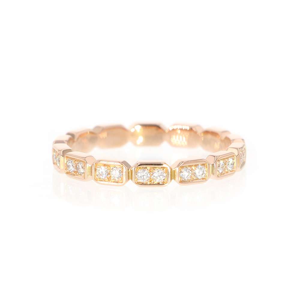 Chanel Premiere Promes eternity ring Size 49/#9 J4134 18K Pink Gold