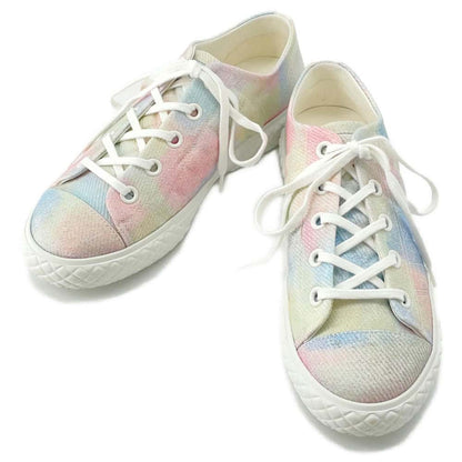 Chanel CC Logo Matelasse Sneakers Multicolor G38278 Canvas Size 38C