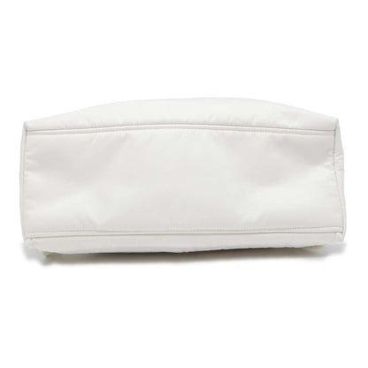 PRADA Signor Print Backpack White 1BZ072 Nylon