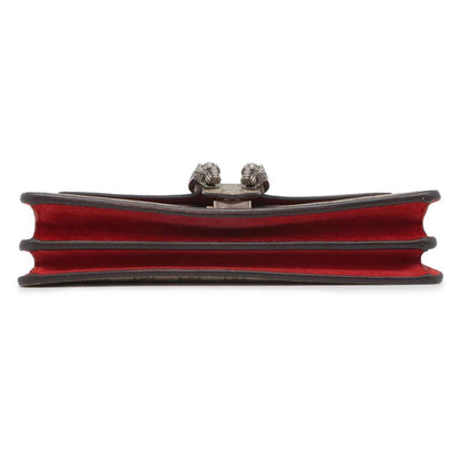 Gucci Dionysus ChainShoulder Bag Brown/Red 400249 PVC suede