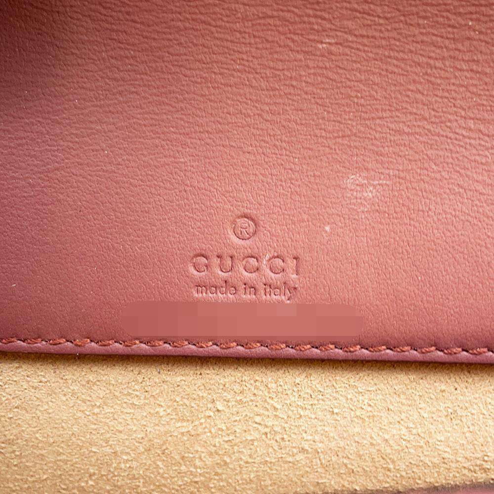 GUCCI Dionysus Chain Wallet Multicolor 476432 PVC suede